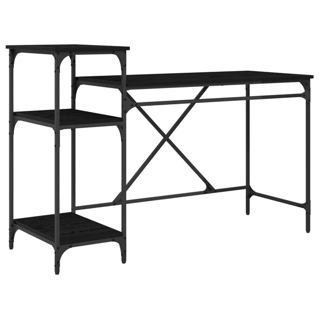 Bord Sort eg 135 x 50 x 90 cm Konstrueret træ