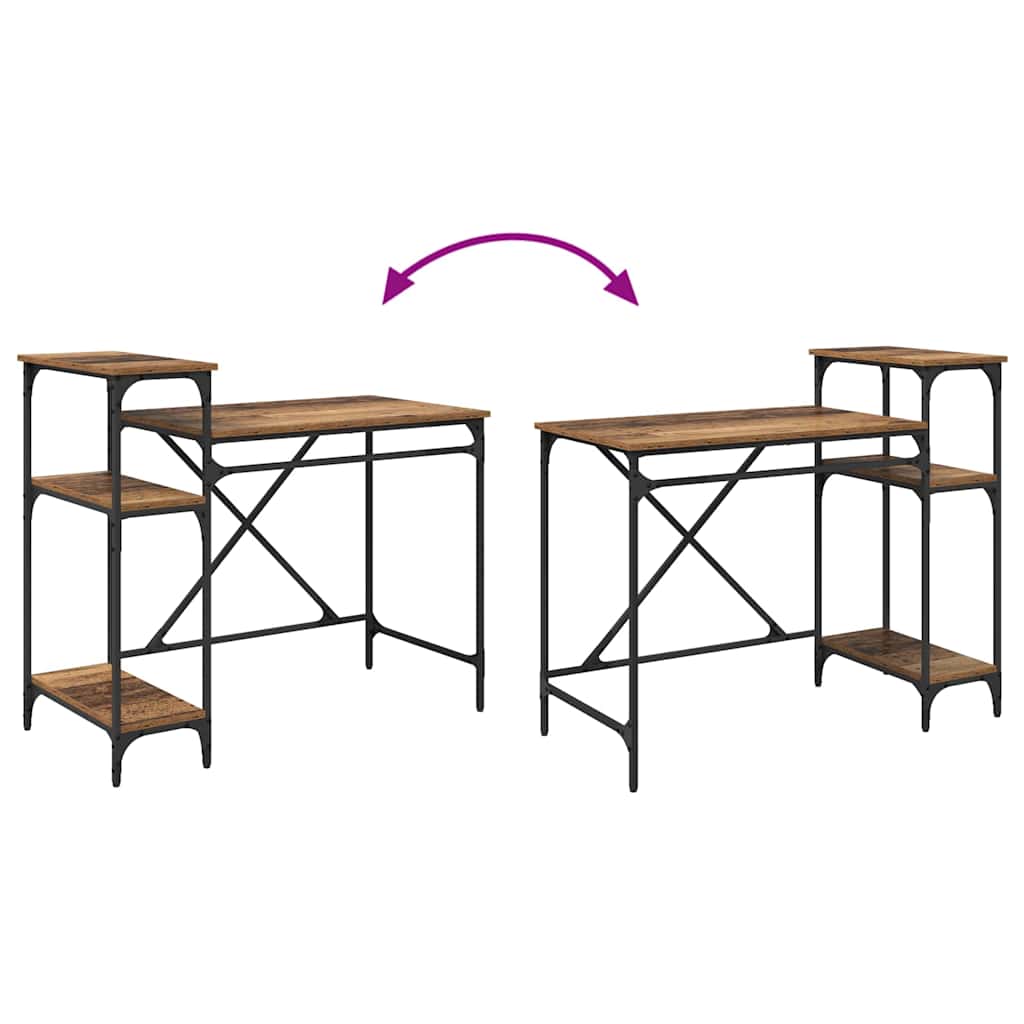 Bord Gammelt træ 105 x 50 x 90 cm Konstrueret træ