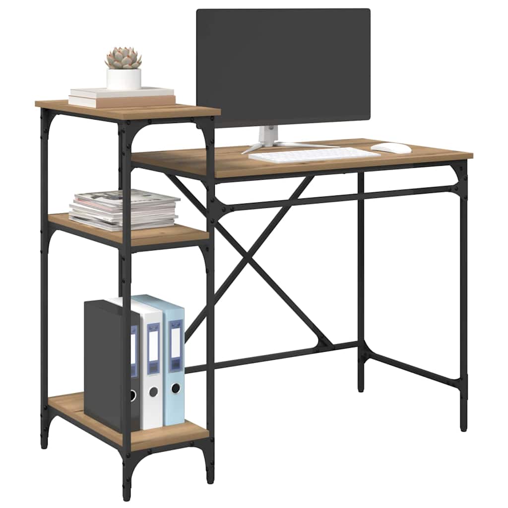 Bord Artisan Egetræ 105 x 50 x 90 cm Konstrueret træ