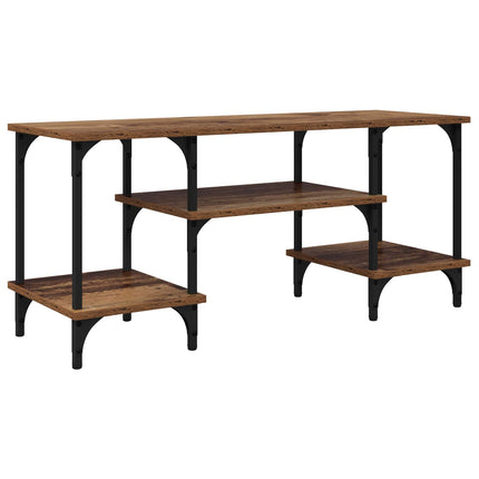TV-skab Gammelt træ 102 x 35 x 45,5 cm Ingeniørt træ og jern