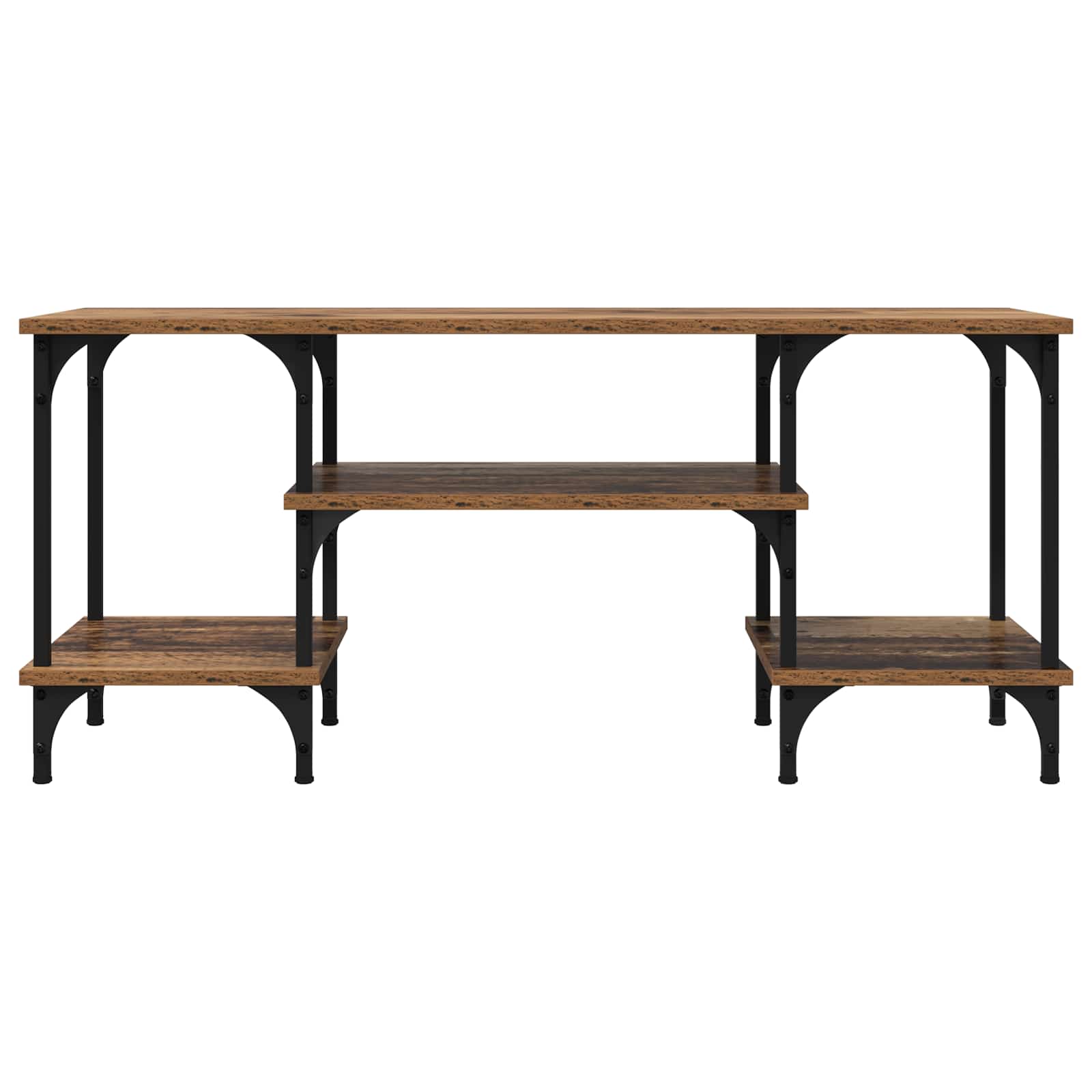 TV-skab Gammelt træ 102 x 35 x 45,5 cm Ingeniørt træ og jern