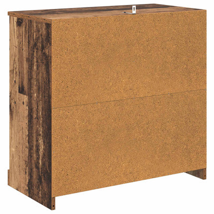 Sideboard 70 x 35,5 x 67,5 cm Gammelt træ Konstrueret træ
