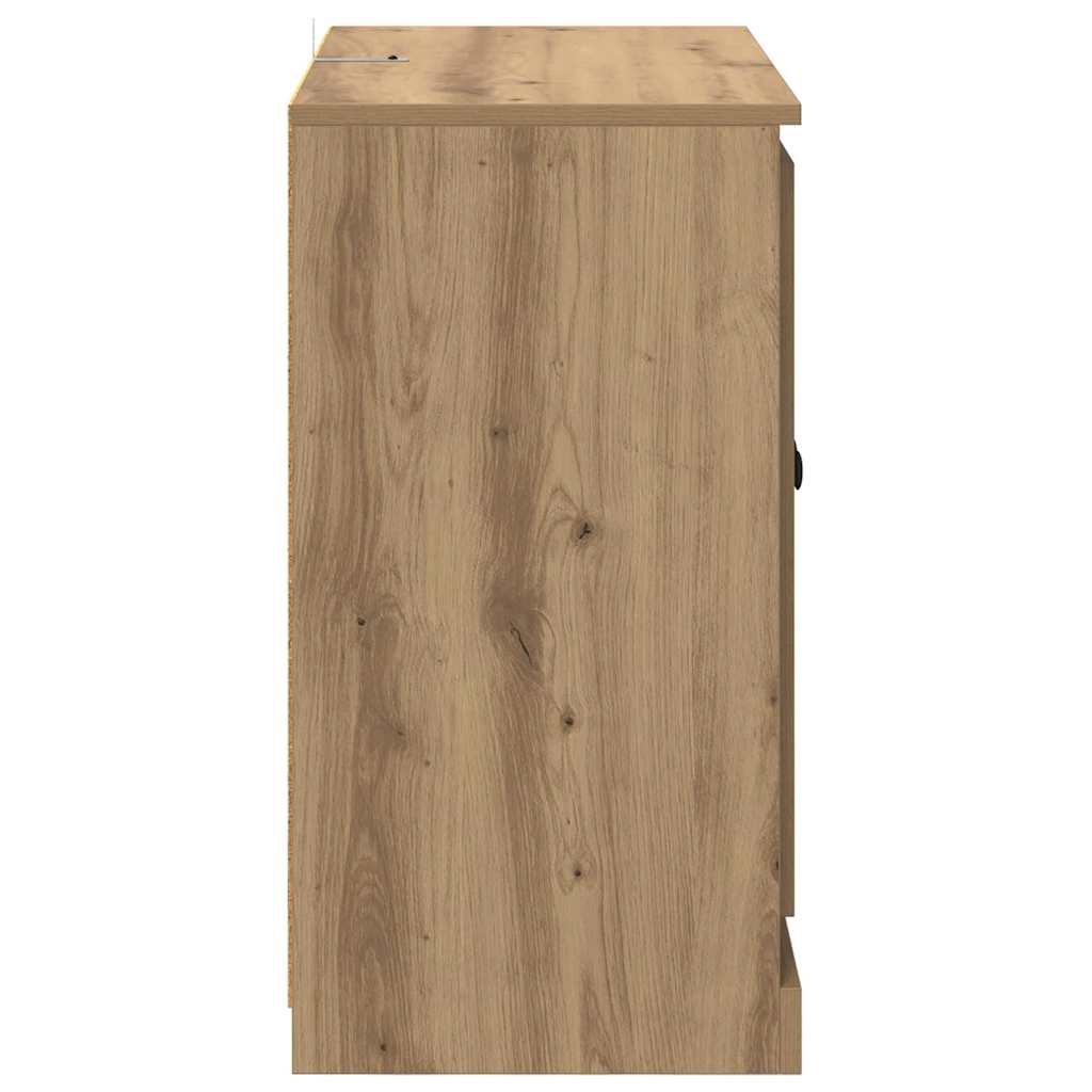 Sideboard Artisan Egetræ 70 x 35,5 x 67,5 cm Konstrueret træ
