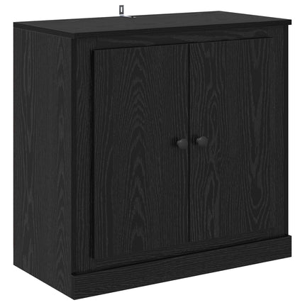 Sideboard 70 x 35,5 x 67,5 cm Sort eg Konstrueret træ