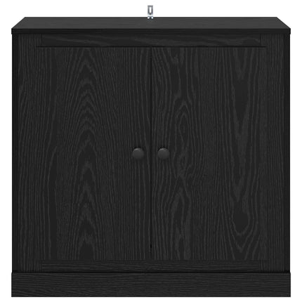 Sideboard 70 x 35,5 x 67,5 cm Sort eg Konstrueret træ