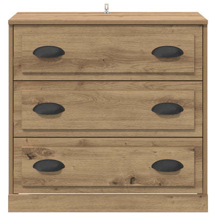 Sideboard Artisan Egetræ 70 x 35,5 x 67,5 cm Konstrueret træ