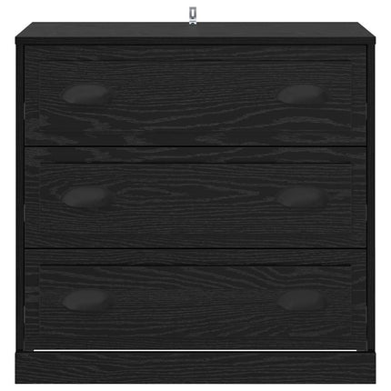 Sideboard Sort eg 70 x 35,5 x 67,5 cm Konstrueret træ