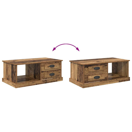 Sofabord Gammelt træ 90 x 50 x 35 cm Konstrueret træ