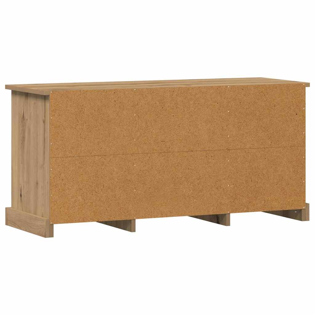 TV-skab Artisan Egetræ 99,5 x 35,5 x 48 cm Konstrueret træ
