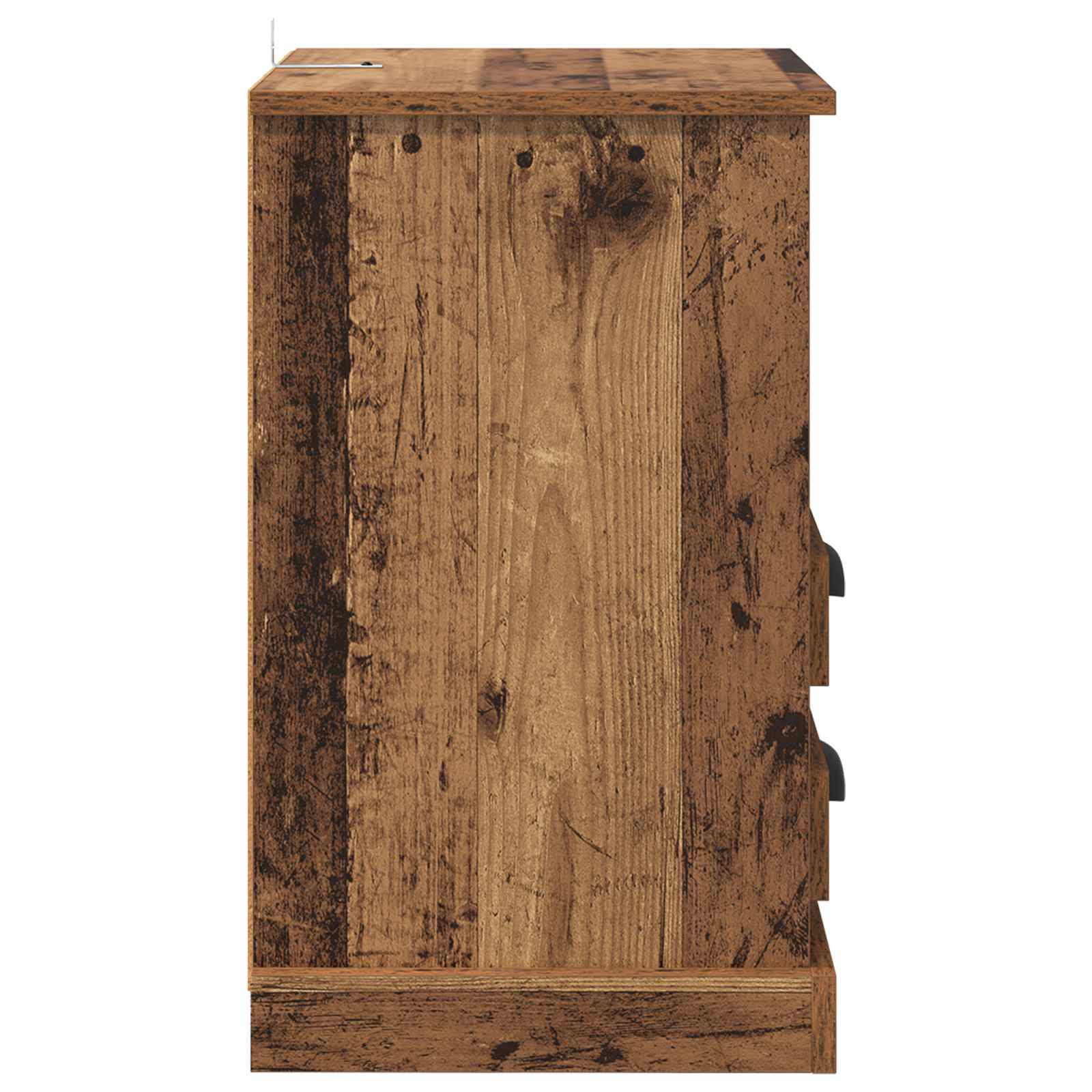Natskab 2 pcs Gammelt træ 36 x 43 x 60 cm Konstrueret træ
