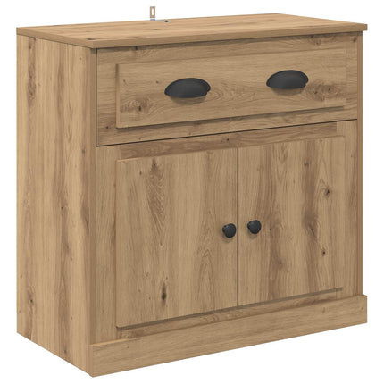 Highboard Artisan Egetræ 70 x 35,5 x 67,5 cm Konstrueret træ