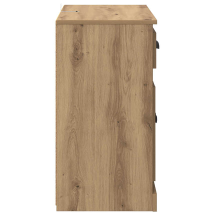 Highboard Artisan Egetræ 70 x 35,5 x 67,5 cm Konstrueret træ