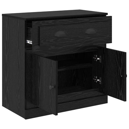 Highboard Sort eg 70 x 35,5 x 67,5 cm Konstrueret træ