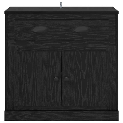 Highboard Sort eg 70 x 35,5 x 67,5 cm Konstrueret træ