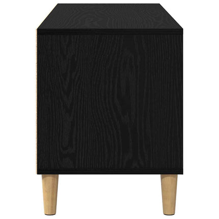 TV-skab 100 x 34,5 x 44,5 cm Sort eg Konstrueret træ