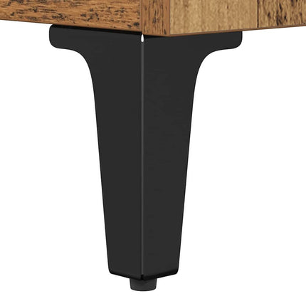 TV-skab Gammelt træ 100 x 34,5 x 44,5 cm Ingeniørt træ og jern