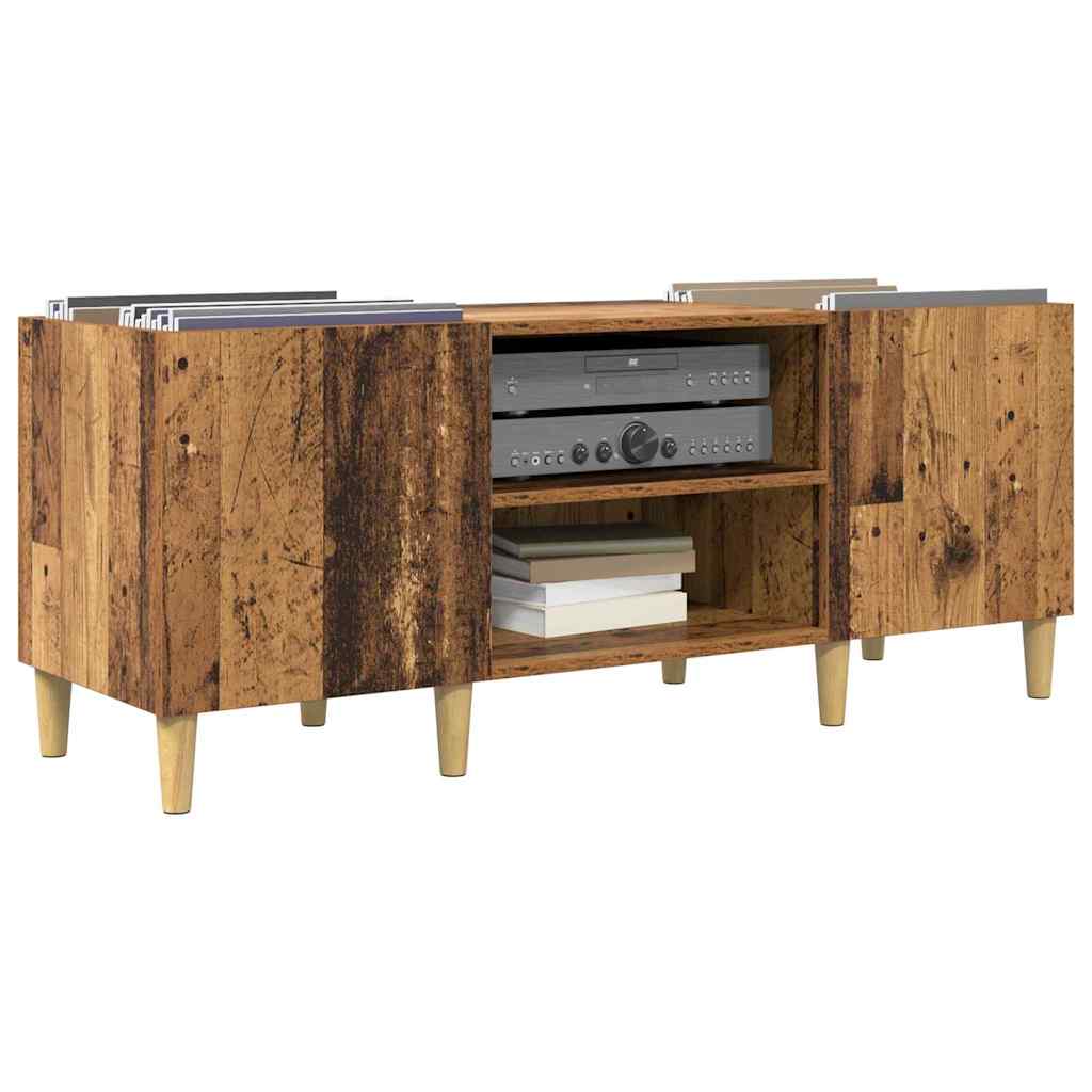 Pladeskab Gammelt træ 121 x 38 x 48 cm Konstrueret træ