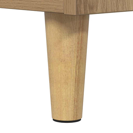 Pladeskab 121 x 38 x 48 cm Konstrueret træ Artisan Egetræ
