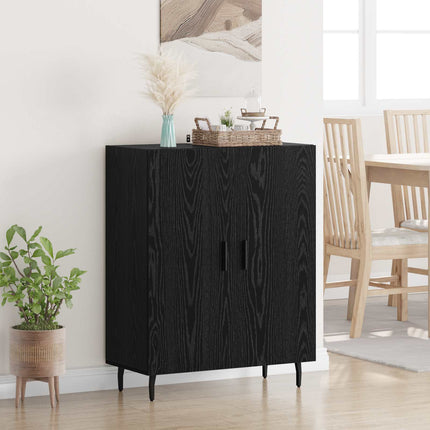 Sideboard Sort eg 69,5 x 34 x 90 cm Konstrueret træ