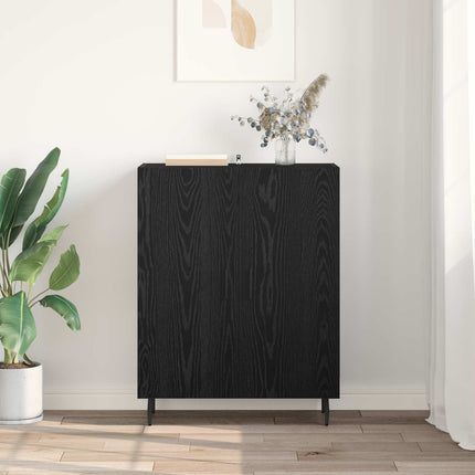 Sideboard Sort eg 69,5 x 34 x 90 cm Konstrueret træ
