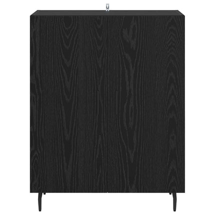 Sideboard Sort eg 69,5 x 34 x 90 cm Konstrueret træ