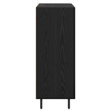 Sideboard Sort eg 69,5 x 34 x 90 cm Konstrueret træ