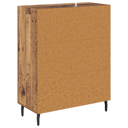 Sideboard Gammelt træ 69,5 x 34 x 90 cm Ingeniørt træ og jern