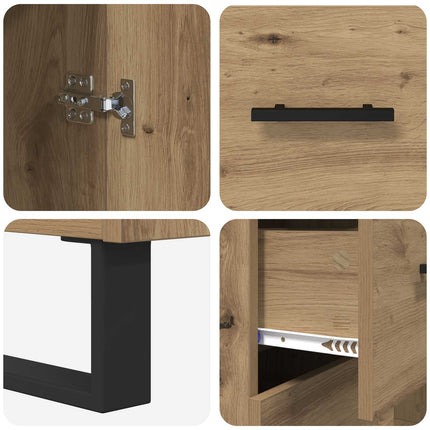 Sideboard Artisan Egetræ 69,5 x 34 x 90 cm