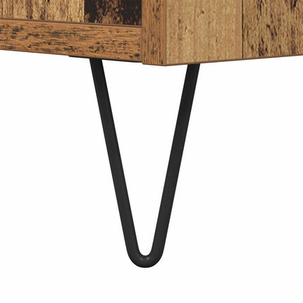 Sideboard Gammelt træ 34 x 34,5 x 90 cm Konstrueret træ