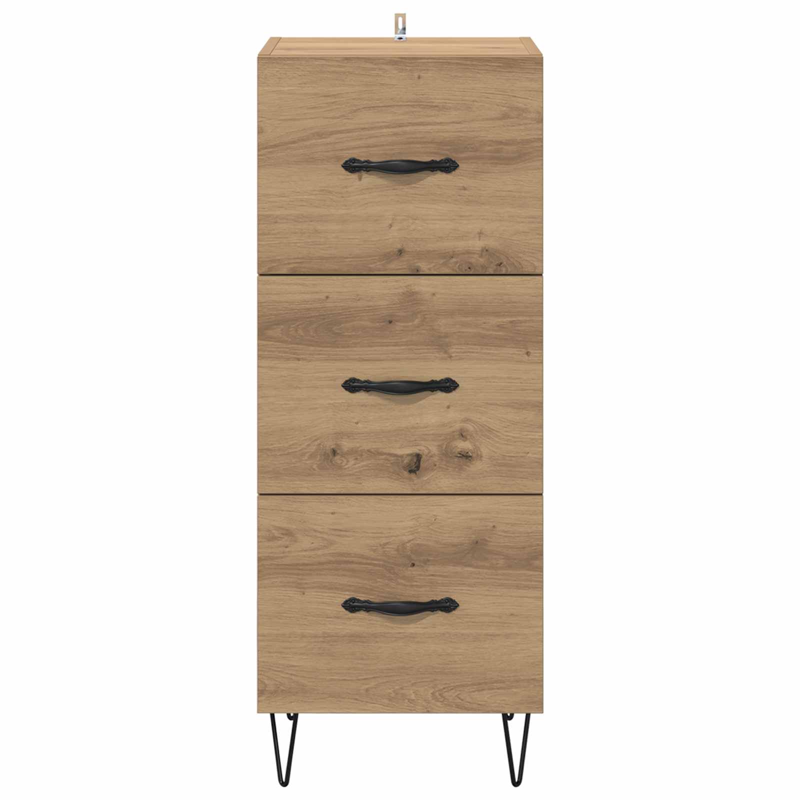 Sideboard artisan eg 34 x 34,5 x 90 cm Konstrueret træ