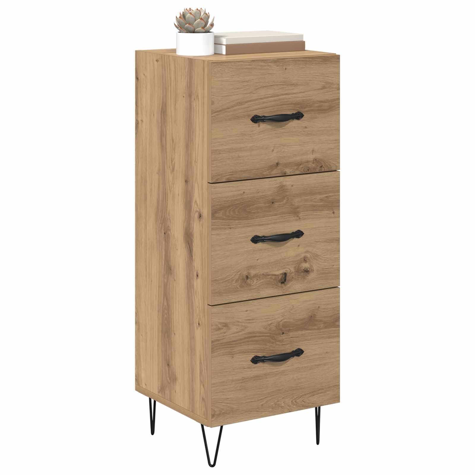 Sideboard artisan eg 34 x 34,5 x 90 cm Konstrueret træ