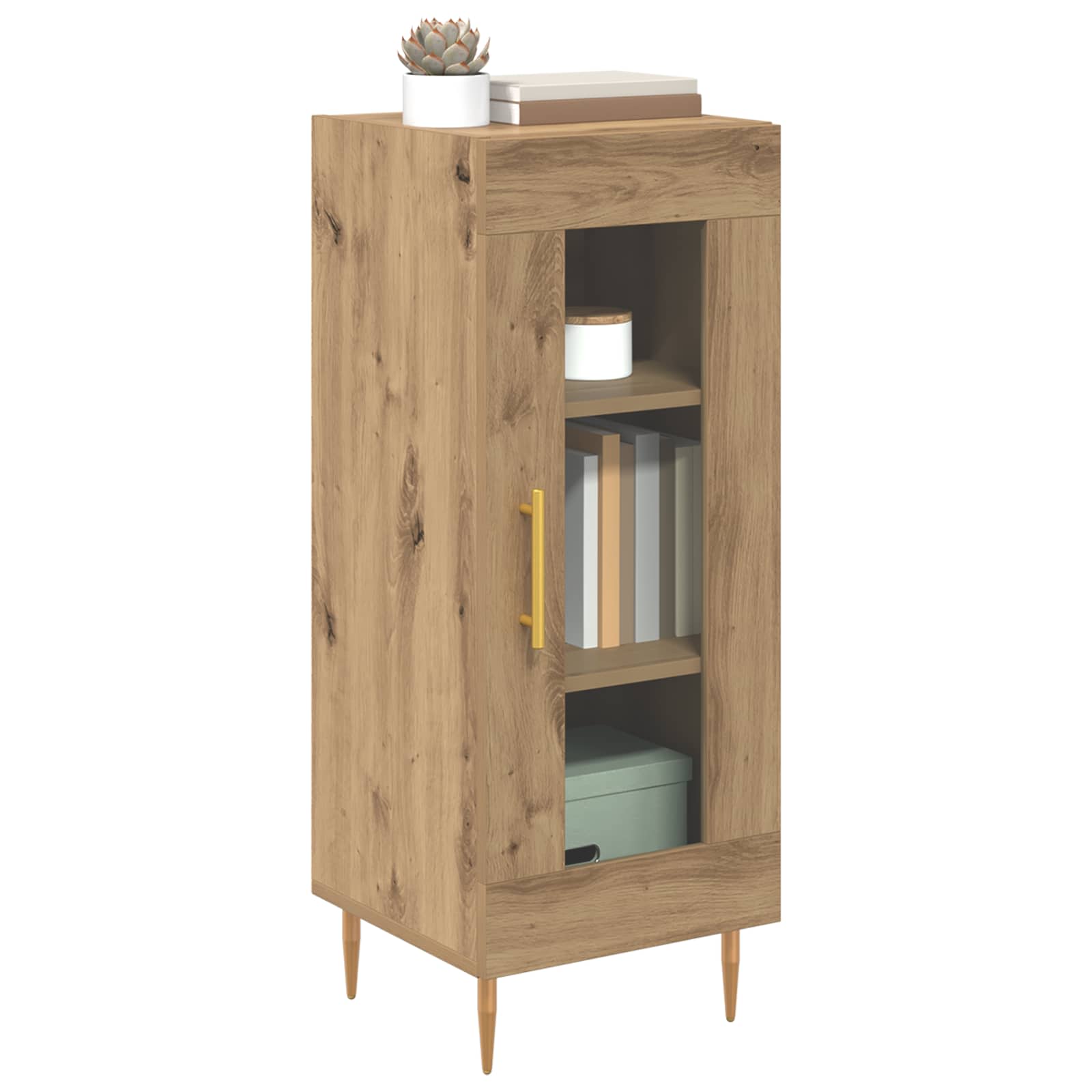 Sideboard artisan eg 34 x 34.5 x 90 cm Konstrueret træ