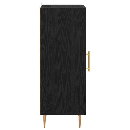 Sideboard Sort eg 34 x 34.5 x 90 cm Konstrueret træ