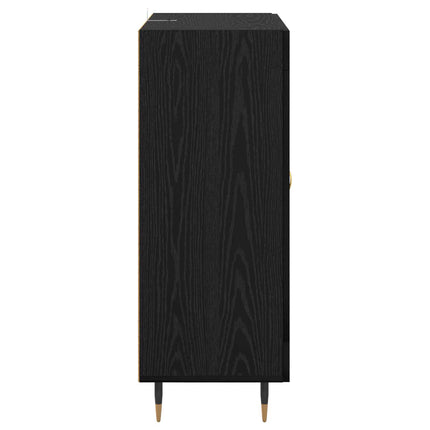 Sideboard Sort eg 69,5 x 34 x 90 cm Konstrueret træ
