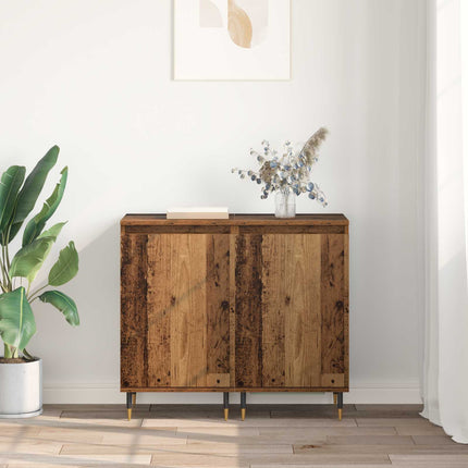 Sideboard 2 pcs Gammelt træ 40 x 35 x 70 cm