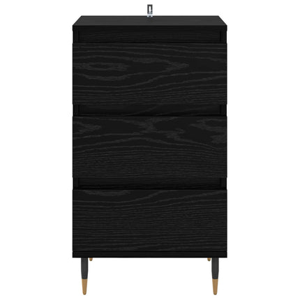 Sideboard Sort eg 35 x 40 x 70 cm Konstrueret træ