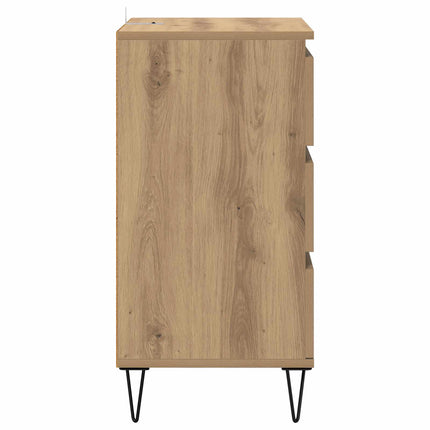 Sideboard Artisan Egetræ 40 x 35 x 70 cm Ingeniørt træ og jern