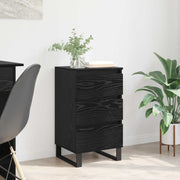 Sideboard med skuffe Sort eg Konstrueret træ