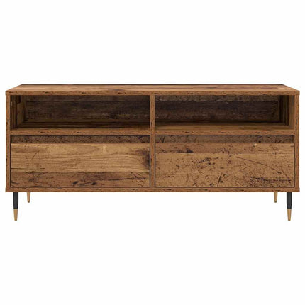 TV-skab Gammelt træ 100 x 34,5 x 44,5 cm Ingeniørt træ og jern