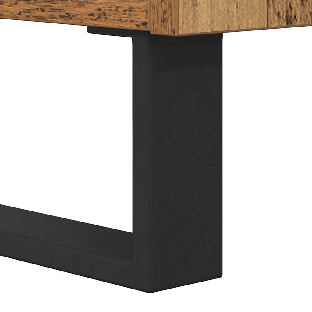 TV-skab Gammelt træ 100 x 34,5 x 44,5 cm Ingeniørt træ og jern