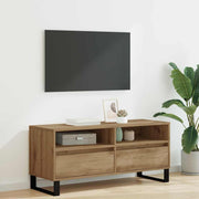 TV-skab med skuffe Artisan Egetræ 100 x 34,5 x 44,5 cm