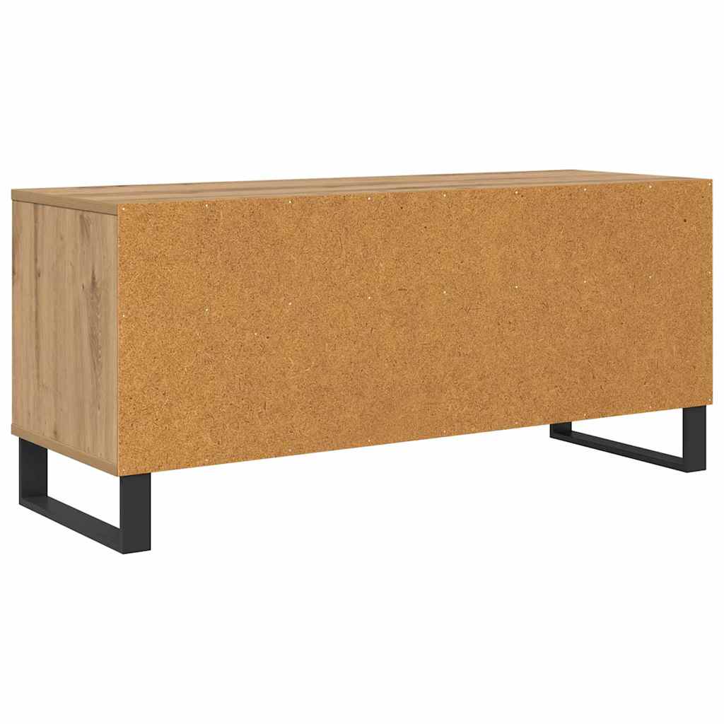 TV-skab med skuffe Artisan Egetræ 100 x 34,5 x 44,5 cm