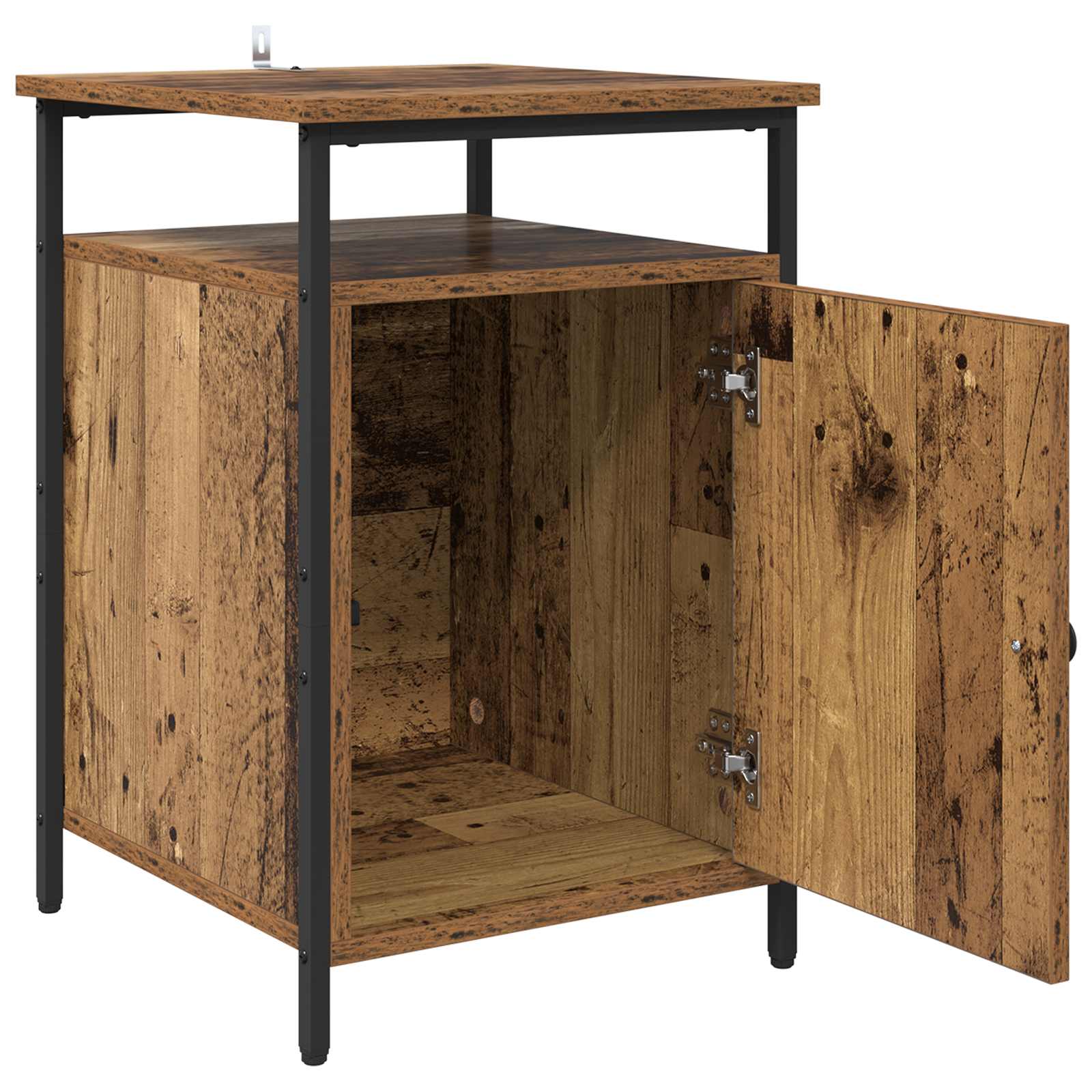 Natskab 2 pcs Gammelt træ 40 x 42 x 60cm Konstrueret træ