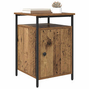 Natskab 2 pcs Gammelt træ 40 x 42 x 60cm Konstrueret træ