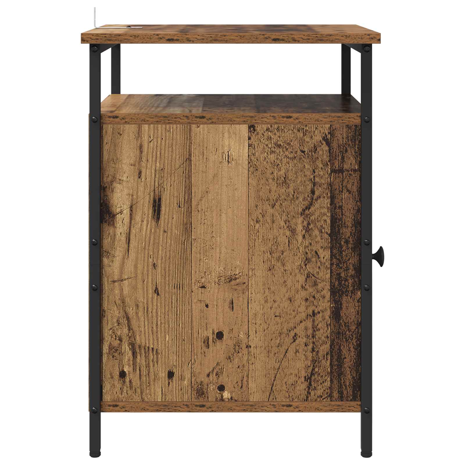 Natskab 2 pcs Gammelt træ 40 x 42 x 60cm Konstrueret træ