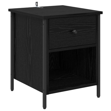 Natskab Sort eg 40 x 42 x 50 cm Konstrueret træ
