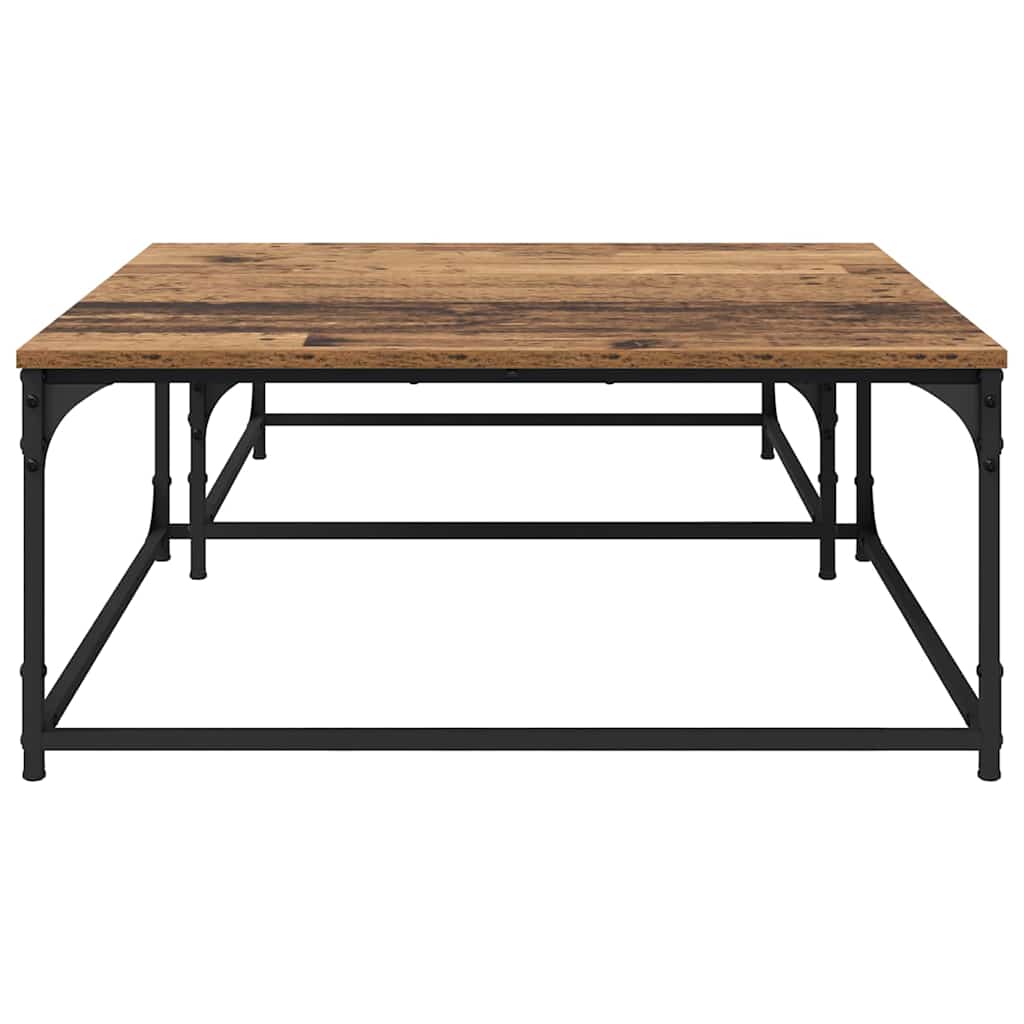 Sofabord 2 pcs Gammelt træ Konstrueret træ