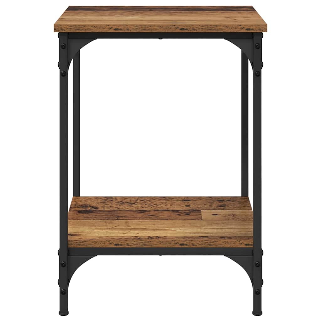 Sofabord Gammelt træ 40 x 40 x 55 cm Konstrueret træ