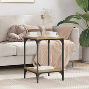 Sofabord Artisan Egetræ 40 x 40 x 55 cm Konstrueret træ