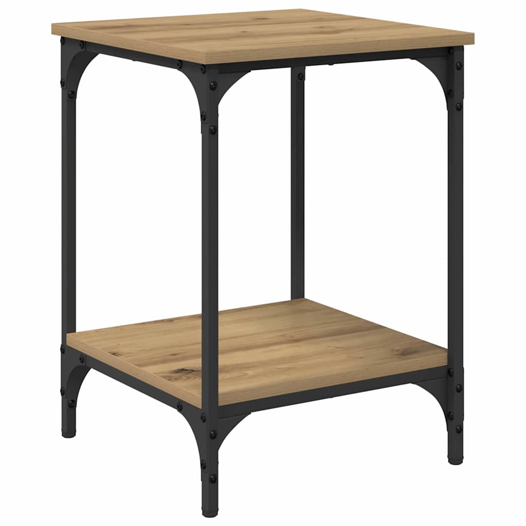 Sofabord Artisan Egetræ 40 x 40 x 55 cm Konstrueret træ